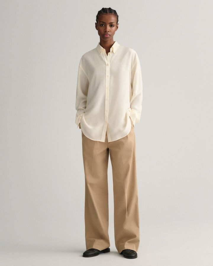 Relaxed Fit Silk Shirt