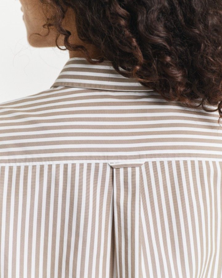 Regular Fit Striped Poplin Shirt
