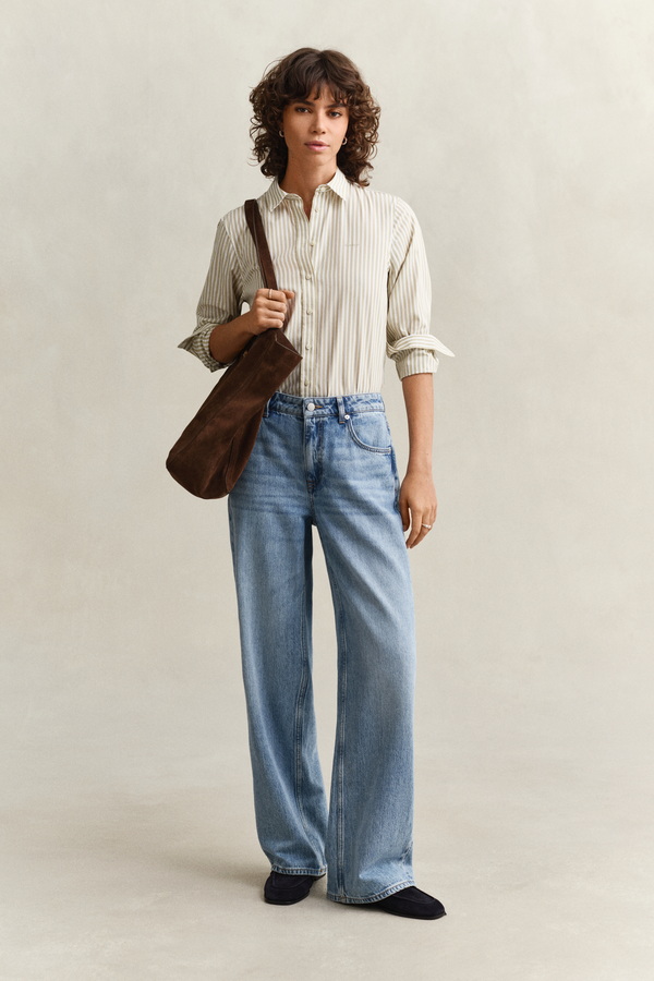 REG CLASSIC POPLIN STRIPED SHIRT