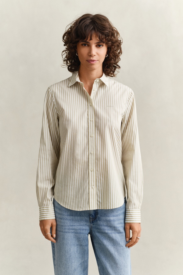 REG CLASSIC POPLIN STRIPED SHIRT