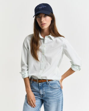 Regular Fit Striped Poplin Shirt