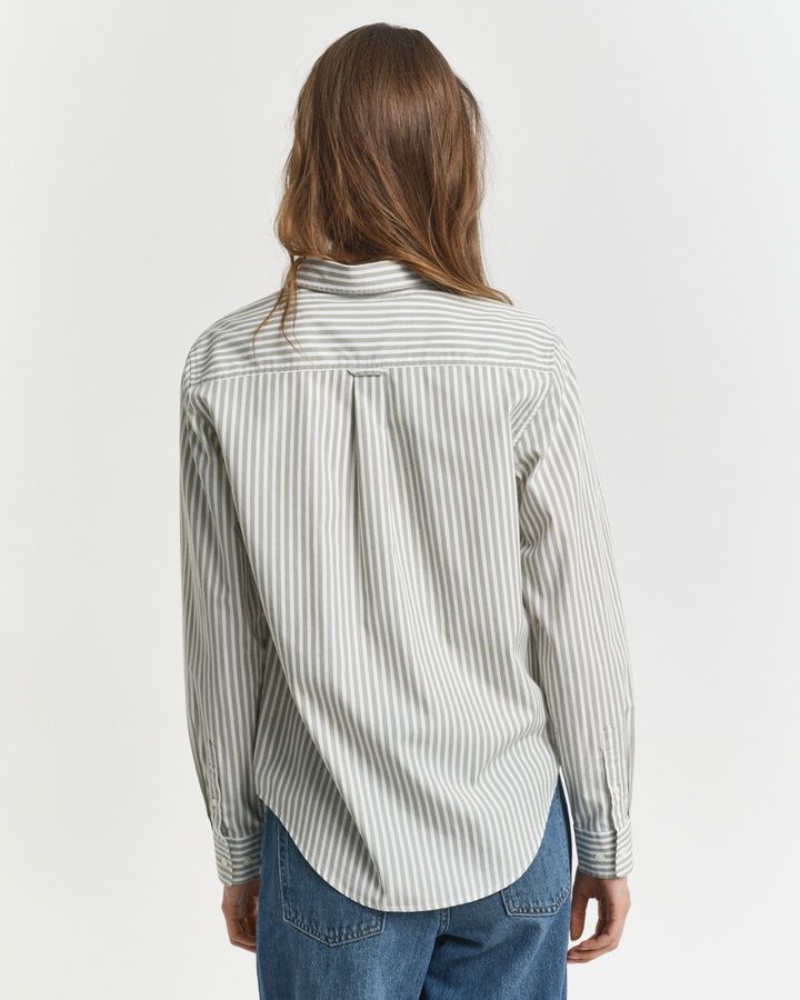Regular Fit Striped Poplin Shirt