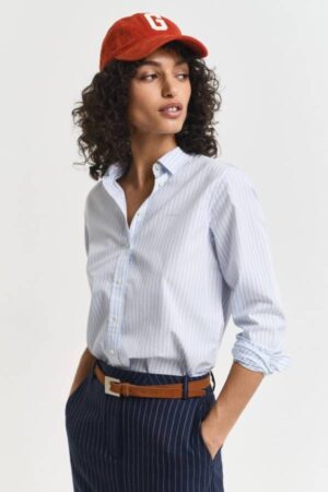 Regular Fit Striped Poplin Shirt