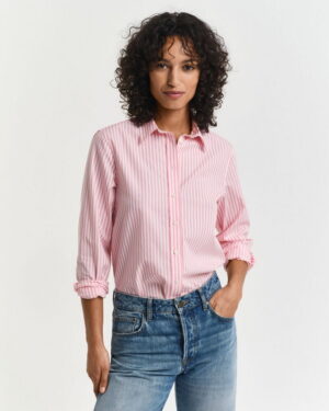 Regular Fit Striped Poplin Shirt