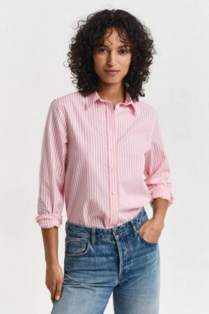 Regular Fit Striped Poplin Shirt