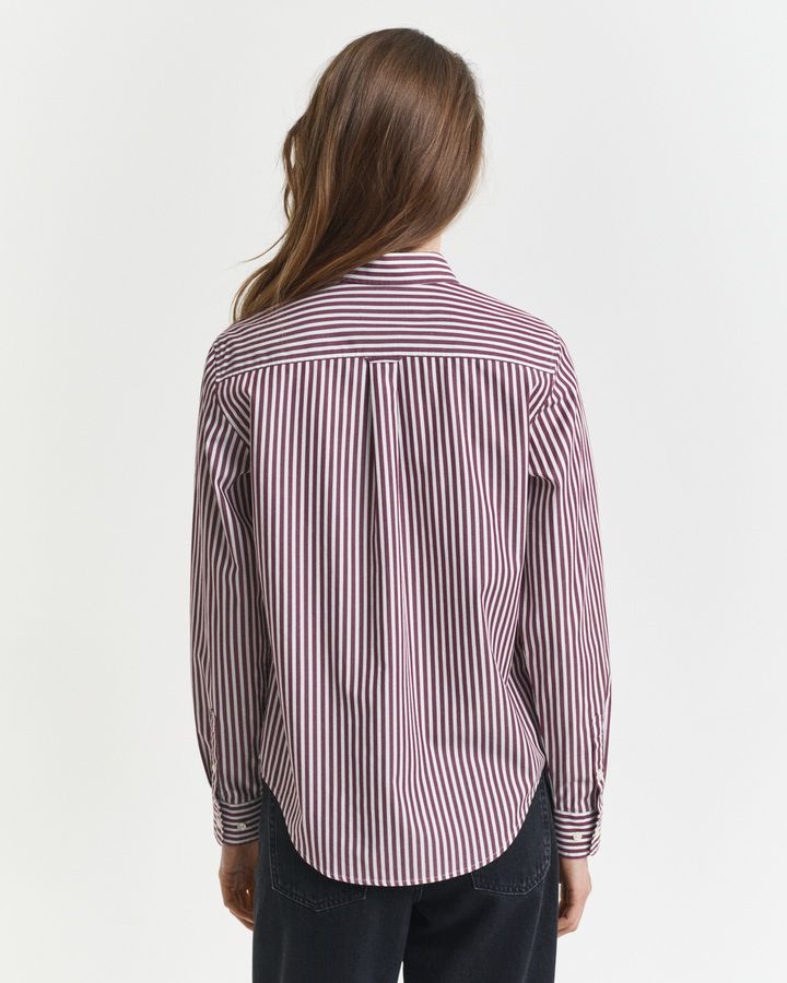 Regular Fit Striped Poplin Shirt
