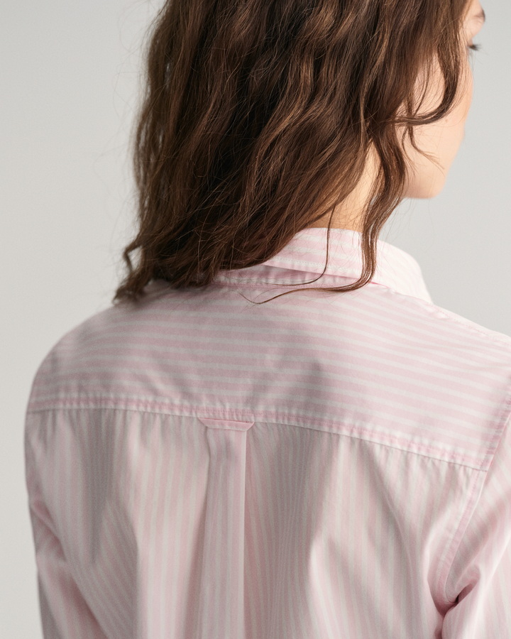 Regular Fit Striped Poplin Shirt