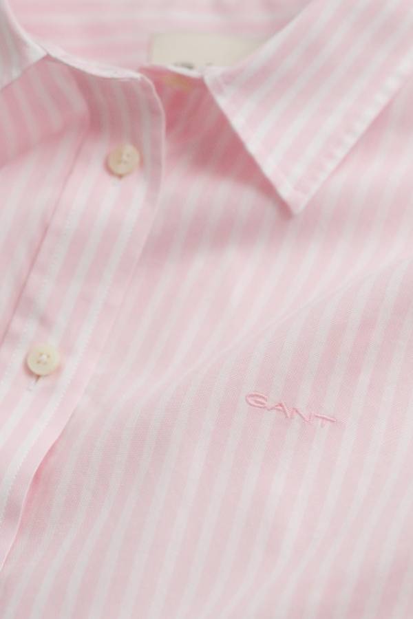 Regular Fit Striped Poplin Shirt
