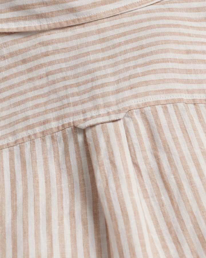 Regular Fit Striped Linen Shirt