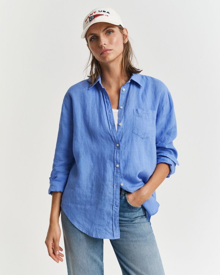 Relaxed Fit Linen Shirt