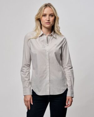 Slim Fit Striped Poplin Shirt