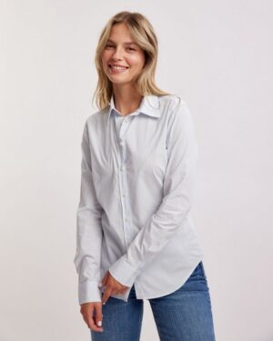 Slim Fit Striped Poplin Shirt