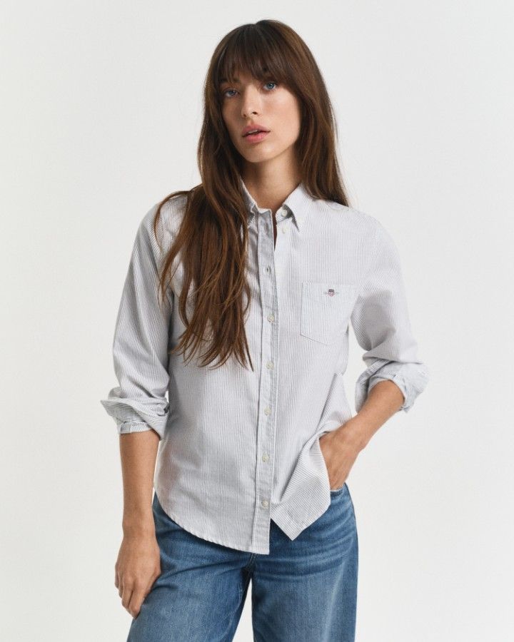 REG CLASSIC OXFORD STRIPED SHIRT