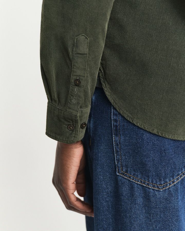 Regular Fit Corduroy Shirt