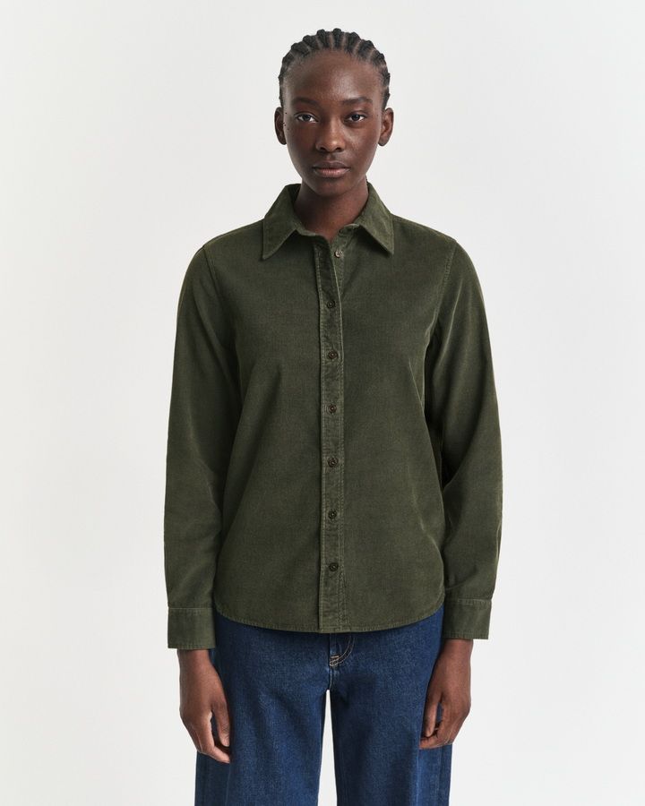 Regular Fit Corduroy Shirt