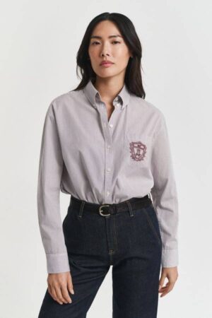 Relaxed Fit Classic Poplin Graphic Shirt
