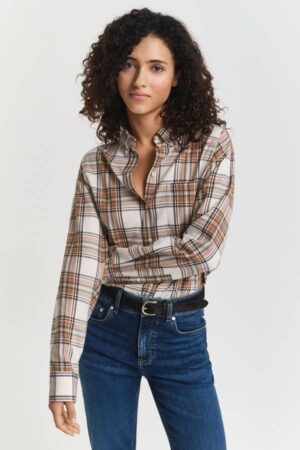 Relaxed Fit Checked Flannel Shirt
