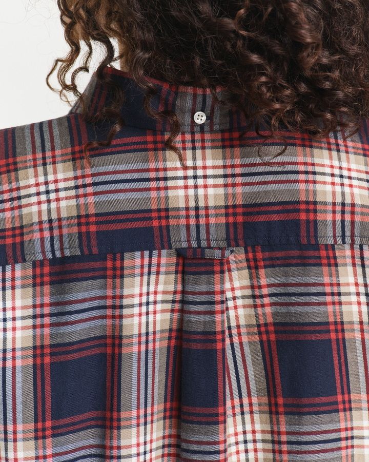 Relaxed Fit Checked Flannel Shirt