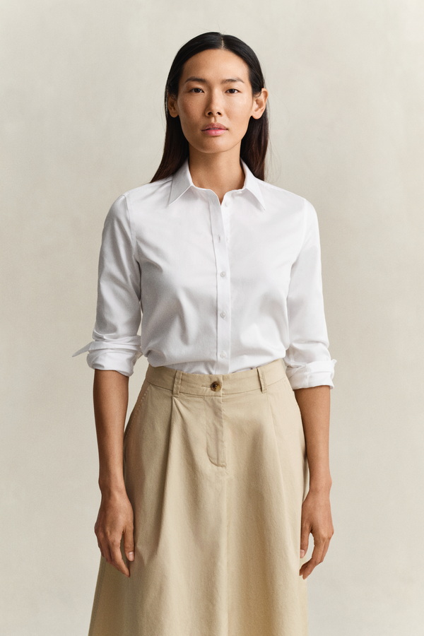 Slim Fit Sateen Shirt