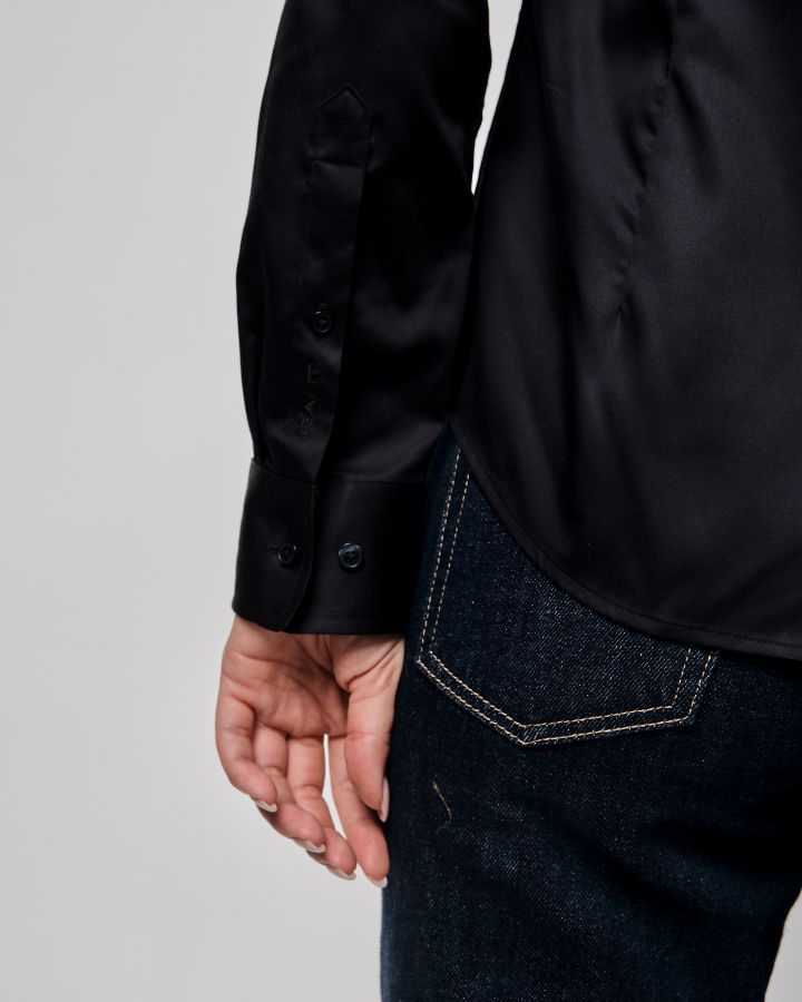 Slim Fit Sateen Shirt