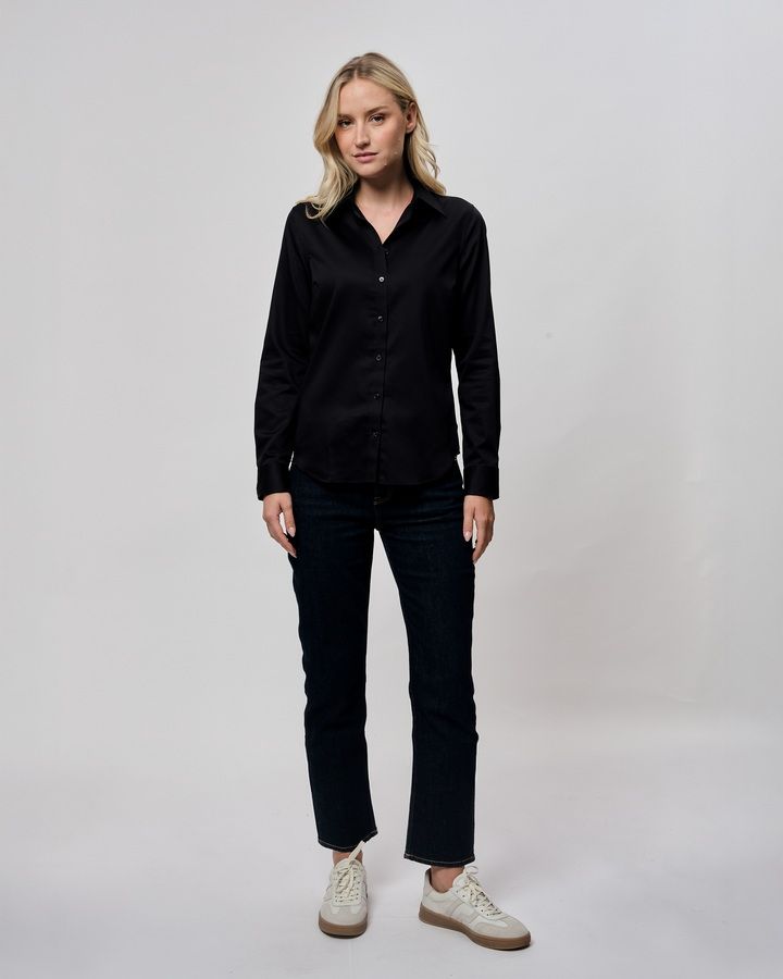 Slim Fit Sateen Shirt