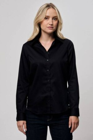 Slim Fit Sateen Shirt