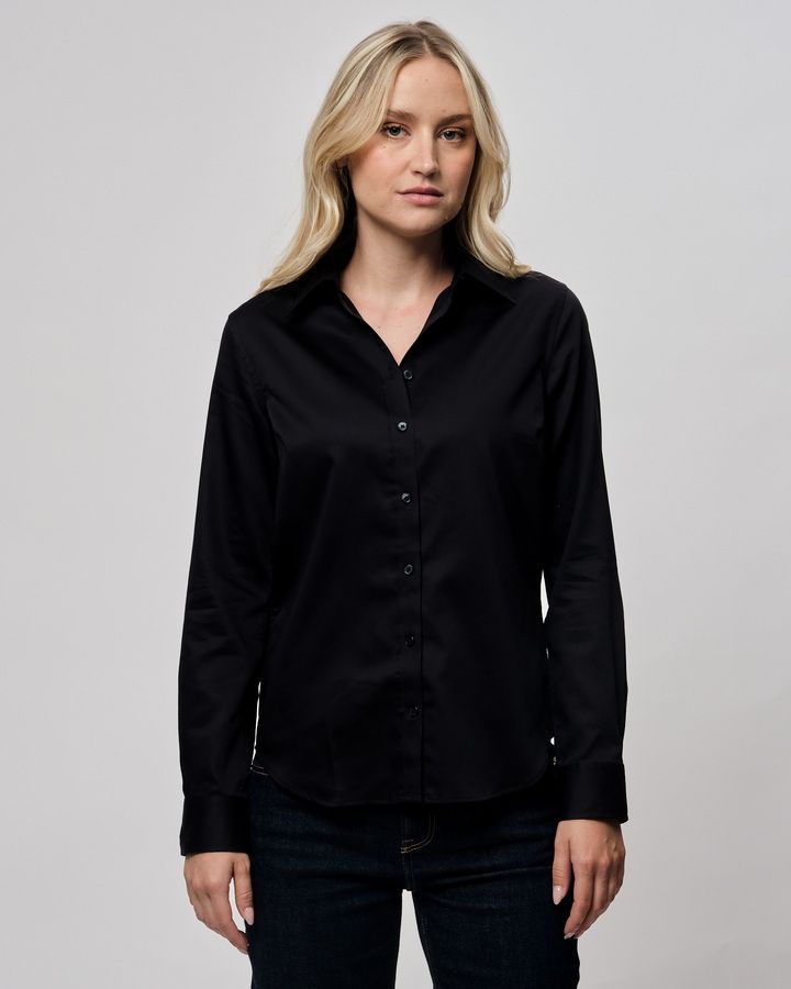 Slim Fit Sateen Shirt