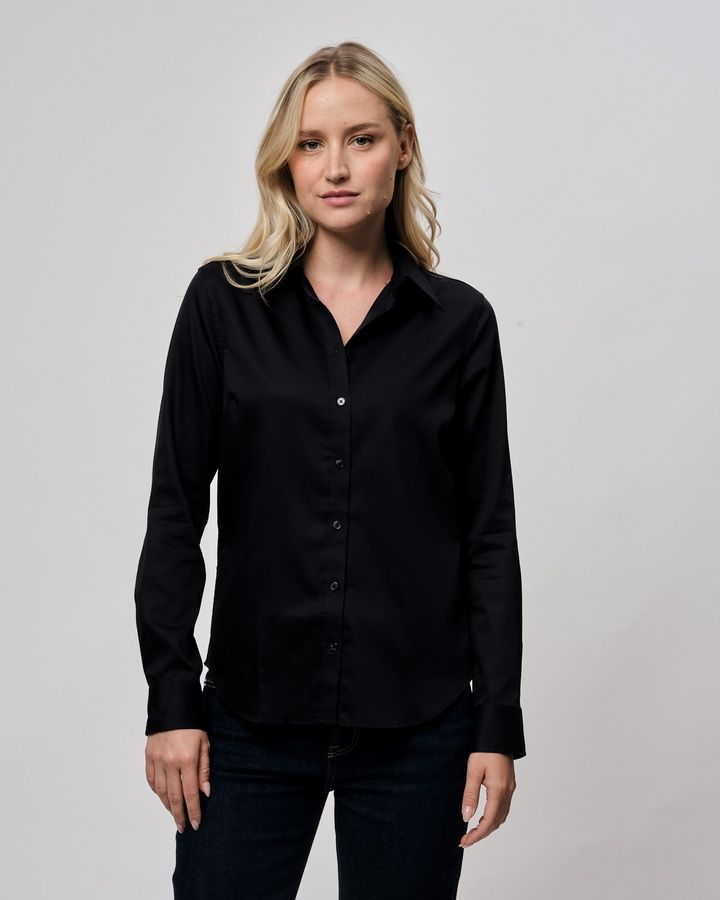 Slim Fit Sateen Shirt