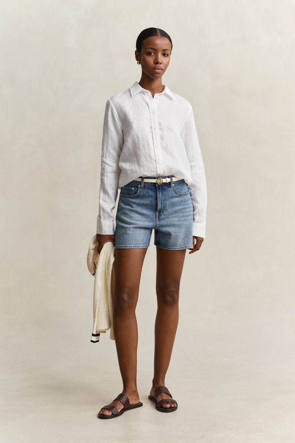 Regular Fit Linen Shirt