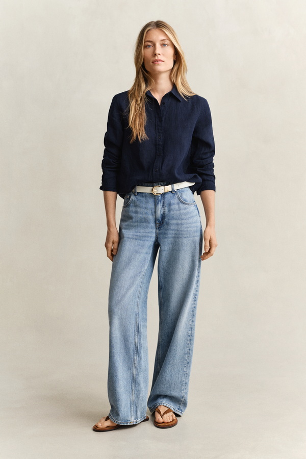 Regular Fit Linen Shirt