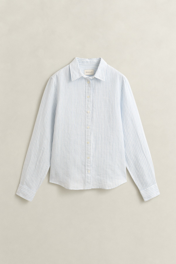 Regular Fit Striped Linen Shirt