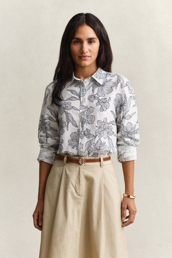 Floral Linen Shirt
