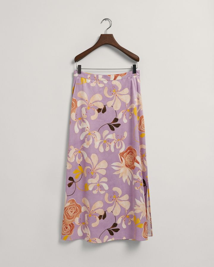 Floral Print Midi Skirt