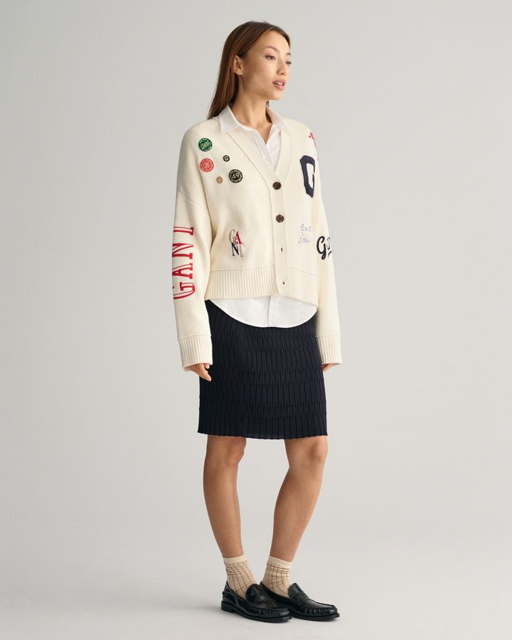 TEXTURED KNITTED SKIRT