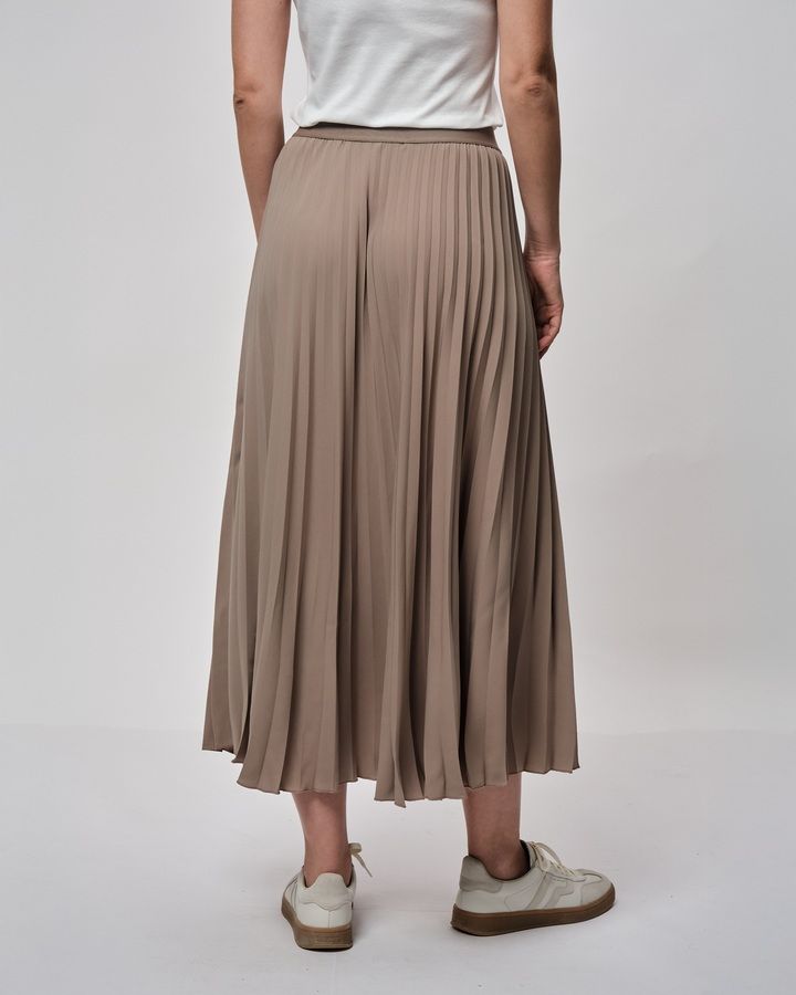 Pleated Midi Skirt