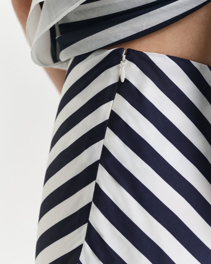 Chevron Striped Skirt