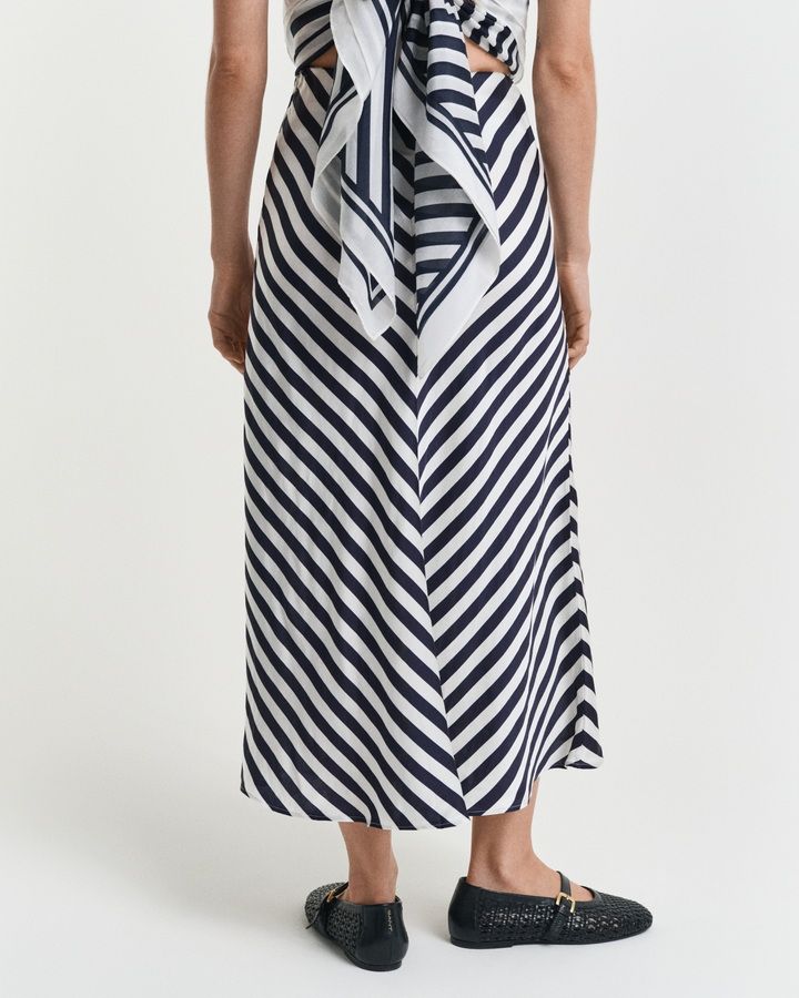 Chevron Striped Skirt