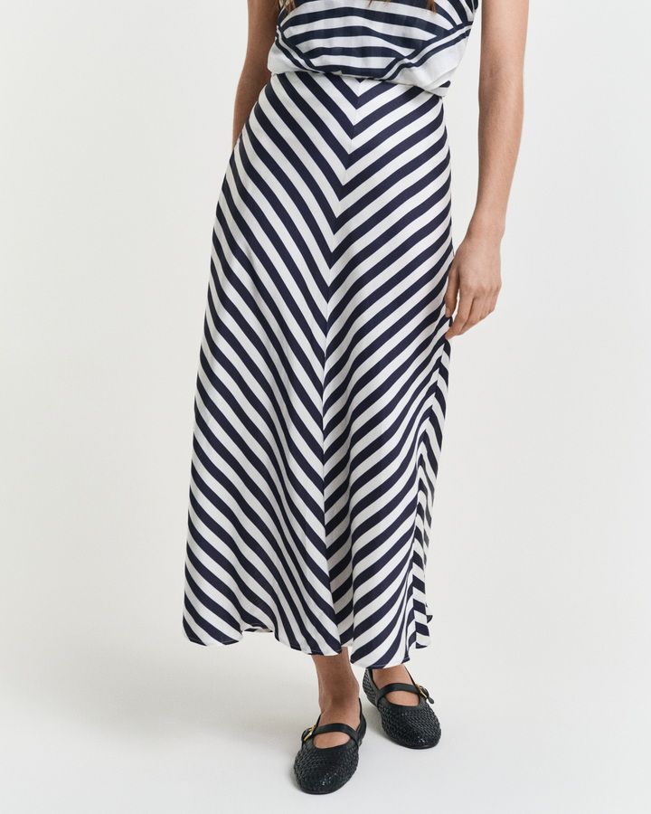 Chevron Striped Skirt