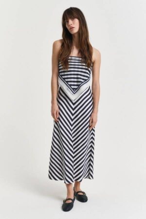 Chevron Striped Skirt