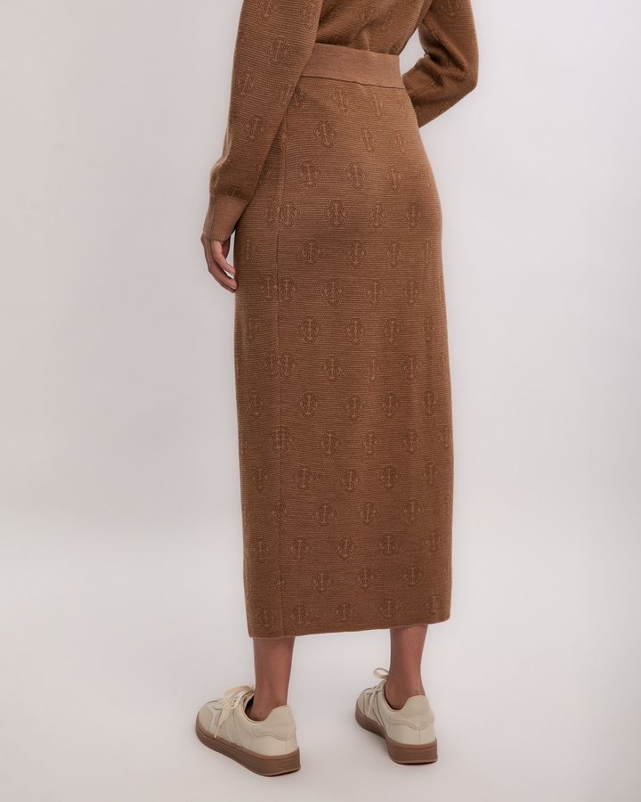 Monogram Knit Skirt