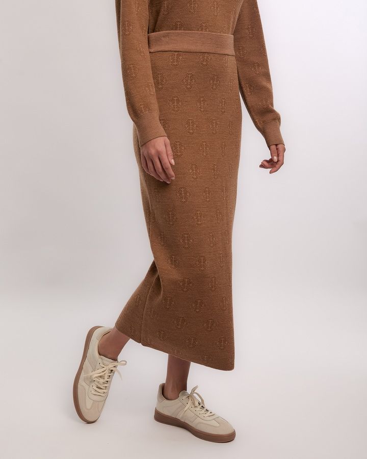 Monogram Knit Skirt