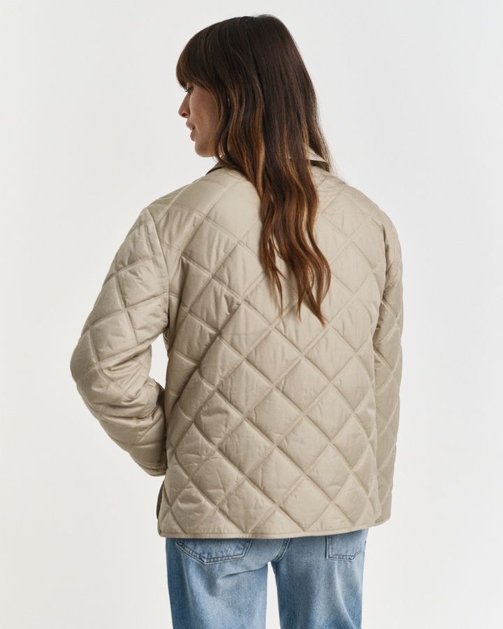 Collared Quilted Jacket