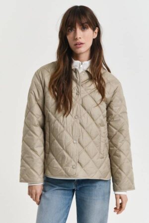 Collared Quilted Jacket