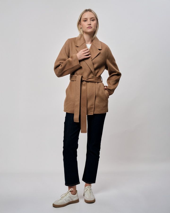 Handstitched Belted Jacket