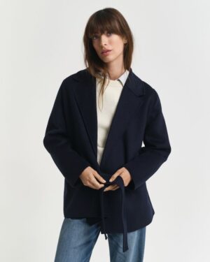 Handstitched Belted Jacket