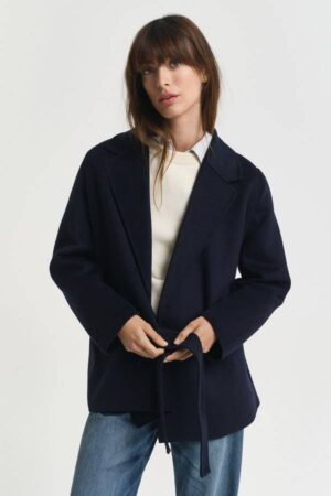 Handstitched Belted Jacket