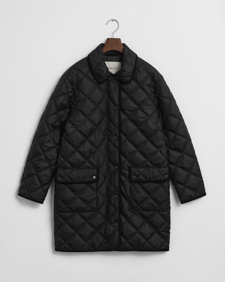 Quilted Trim Coat