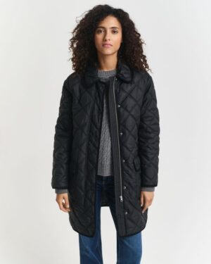 Quilted Trim Coat