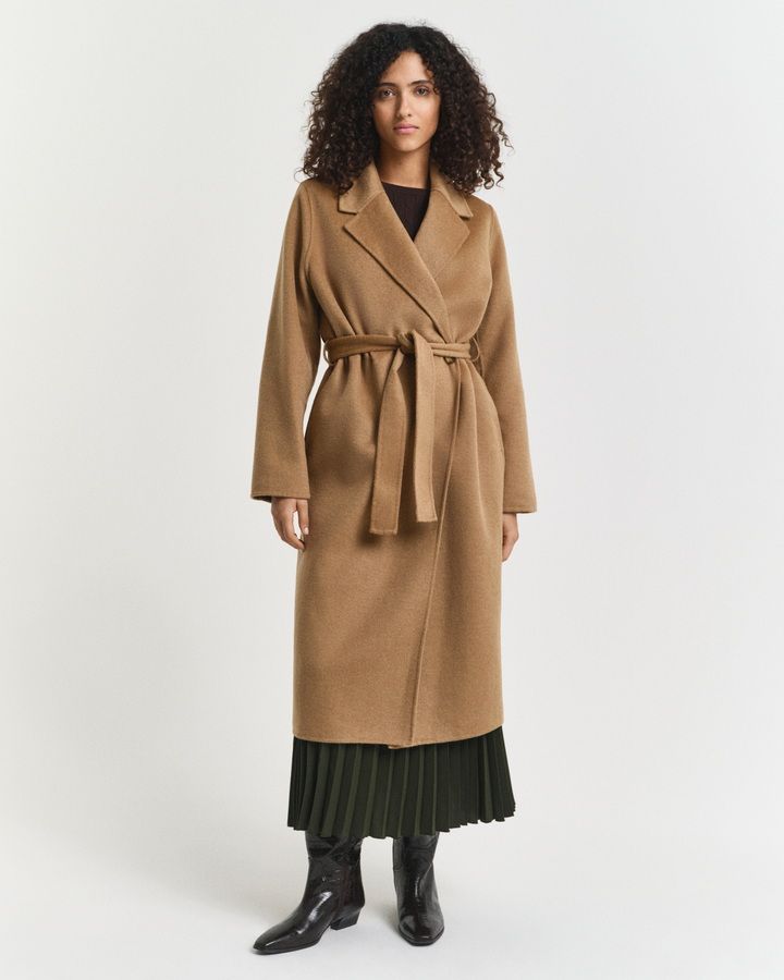 Handstitched Belted Coat