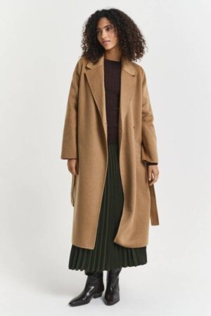 Handstitched Belted Coat